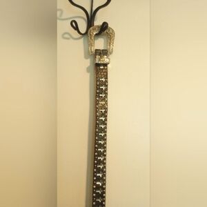 Nacona black cross belt